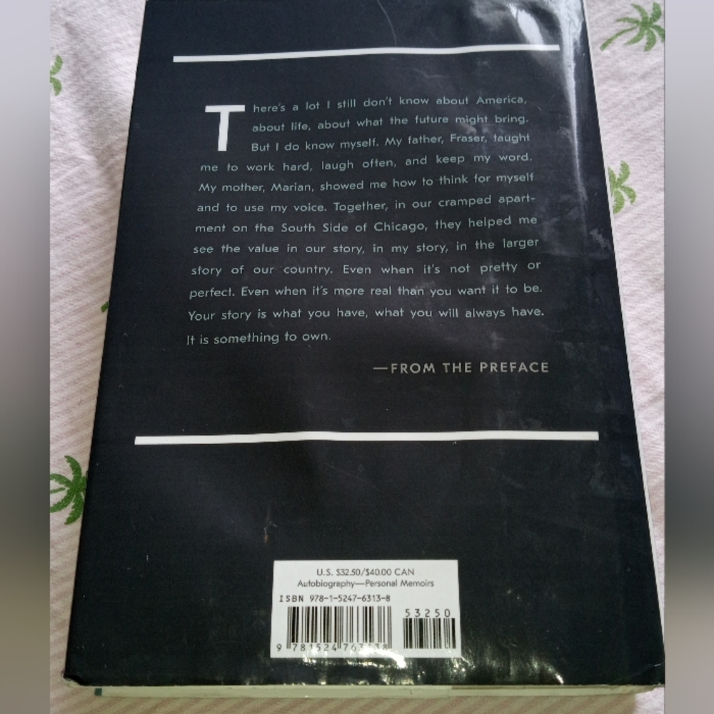 Barnes & Noble 'Becoming' Book with White and Blue Cover - Picture 2 of 2